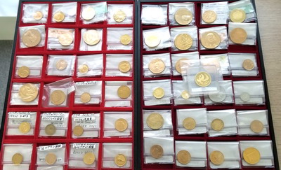 gold coins luna coins antique