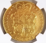 GB 1748 5 Guineas .2