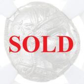 古代ギリシャ　アッテカ アテネ　テトラドラクマ銀貨　フクロウ　BC440-404　NGC MS