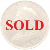 イギリス　グレートブリテン　1893年銘　5ポンド金貨　ビクトリア　ヴィクトリア Victoria ヴェールドヘッド PCGS MS61