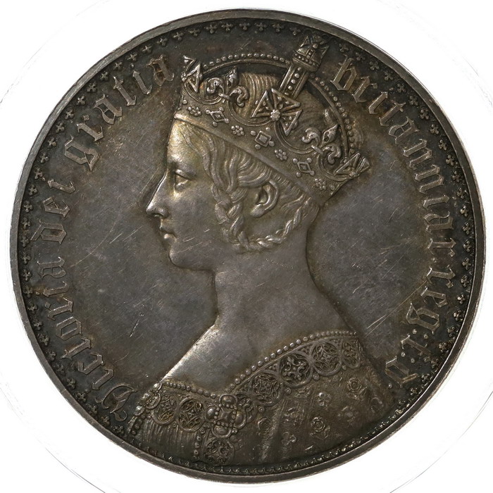 英領インド ゴシッククラウン銀貨1904年