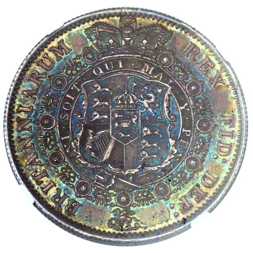 イギリス 1817年 ハーフクラウン銀貨 ジョージ3世 GREAT BRITAIN