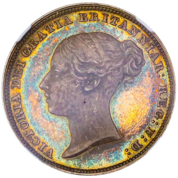 イギリス1887年ビクトリアのクラウン銀貨 | アンティーク