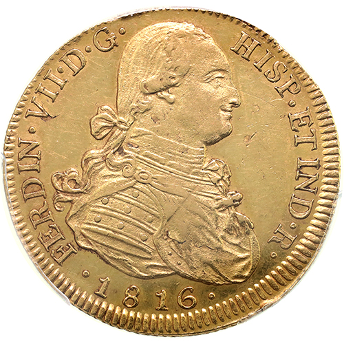 スペイン領チリ 1816年So-FJ サンティアゴ フェルナンド7世