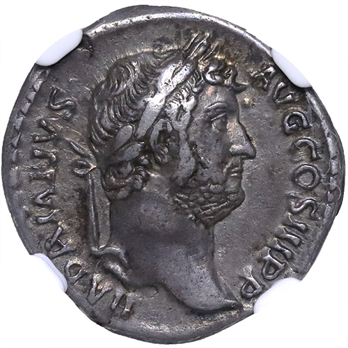 古代ローマ AD117-138年 ハドリアヌス デナリウス銀貨 アイギュプトス 