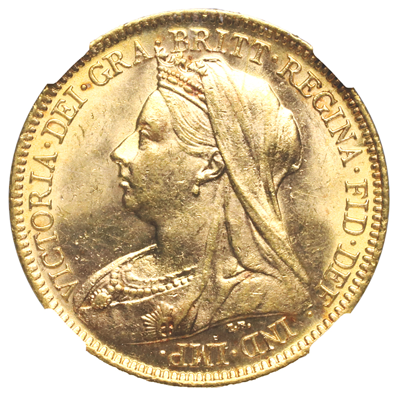 イギリス 1901年 ハーフソブリン金貨 ヴィクトリア ビクトリア