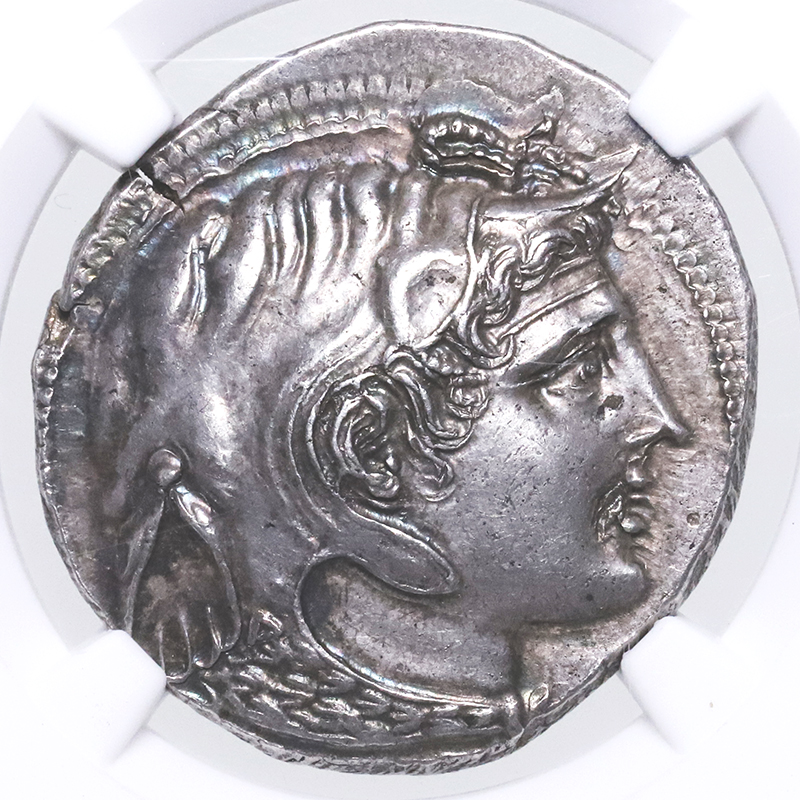 古代ギリシャ　エジプト　プトレマイオス朝　テトラドラクマ銀貨/ローマ　デナリウス 古代エジプト プトレマイオス朝 テトラドラクマ銀貨