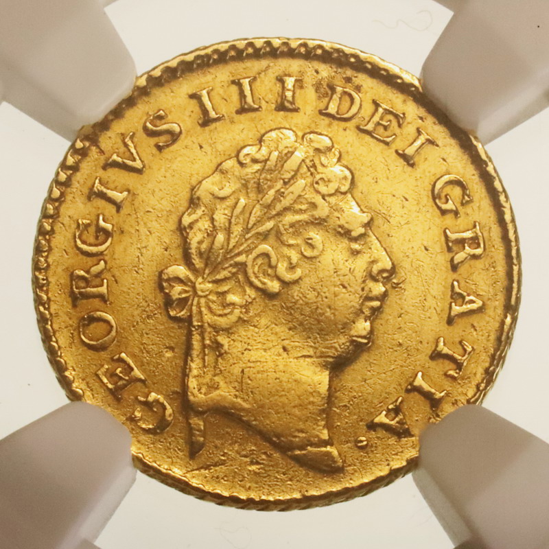 イギリス 1798年銘 1/3ギニー金貨 1/3 Guinea ジョージ3世 NGC鑑定