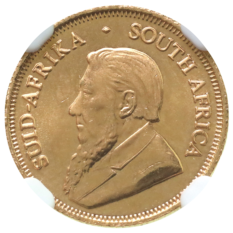 南アフリカ 2014年 1/10oz クルーガーランド金貨 NGC MS68【アンティークコイン・金貨・銀貨の販売・買取 ルナコイン】