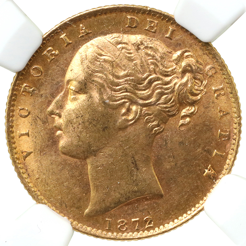 MS62 イギリス　ヴィクトリアオールドヘッド　1/2ソブリン　1900年　金貨