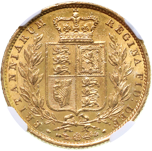 1858年イギリスソヴリン金貨 シールド｜Yahoo!フリマ（旧PayPay