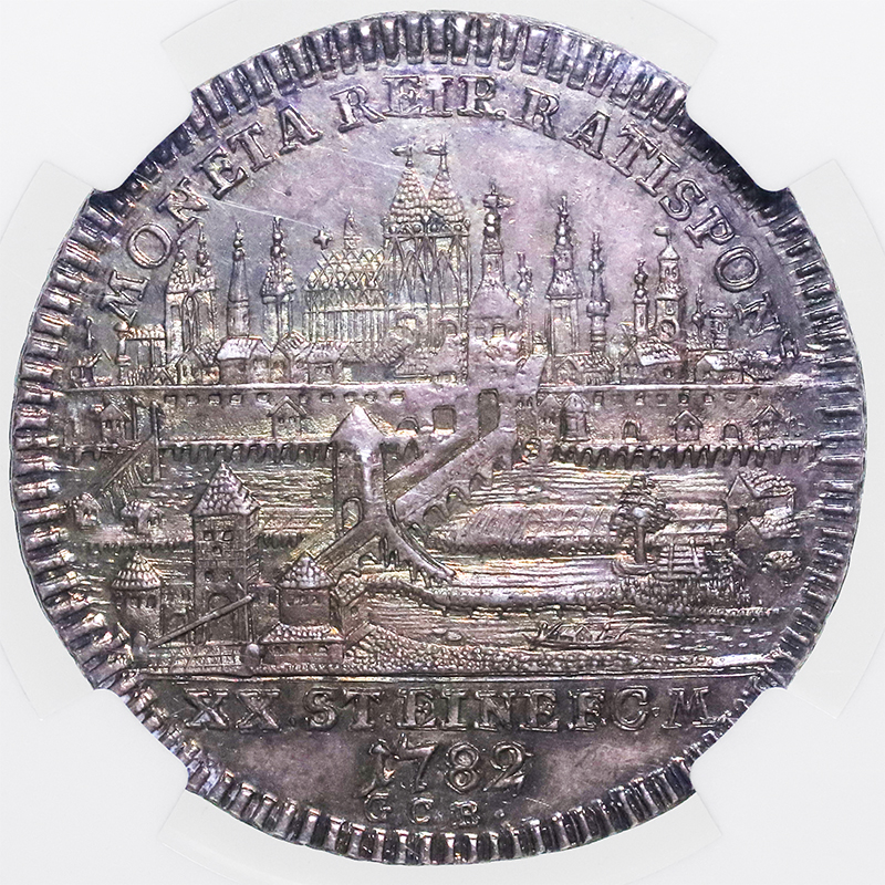 ターラー銀貨 1582年 ドイツ NGC 美術品・アンティーク