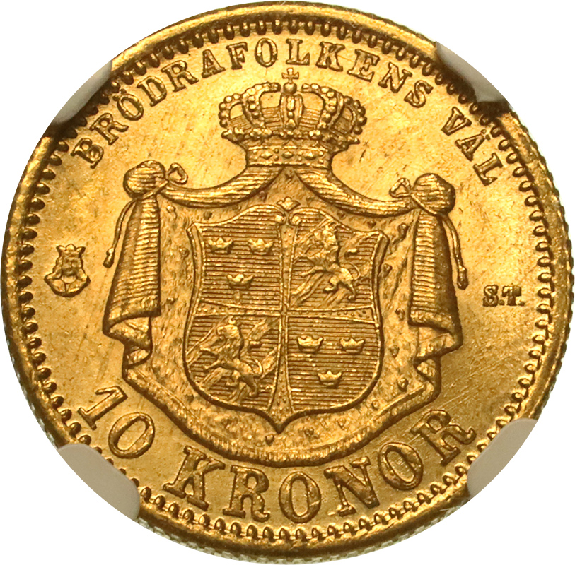 1925年 サンマリノ 10リラ金貨 NGC MS65 1925年 サンマリノ 10リラ金貨 NGC MS65