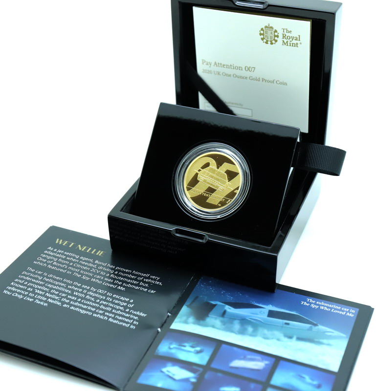 ★NGC★最高鑑定★2020 イギリス 第1弾 007 PF70 UC 銀貨 2020年 イギリス 007 Pay Attention ジェームズ ボンド 2ポンド