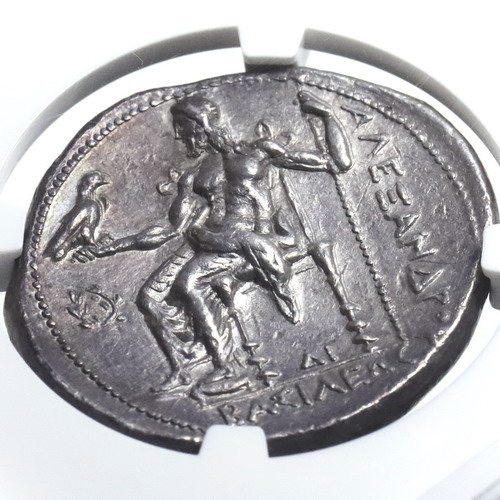 古代マケドニア王国 BC336-323 アレキサンダー3世 テトラドラクマ銀貨 
