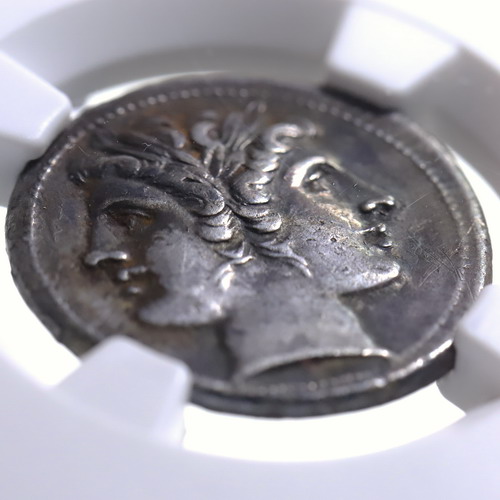 古代ローマ 共和国 共和政期 BC225-214年 クアドリガトゥス銀貨2