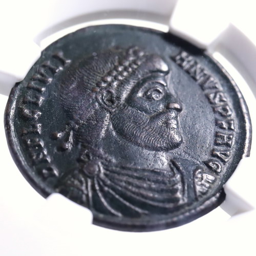 古代ローマ AD360-363年 ユリアヌス2世 2マイオリナ銅貨 シルミウム