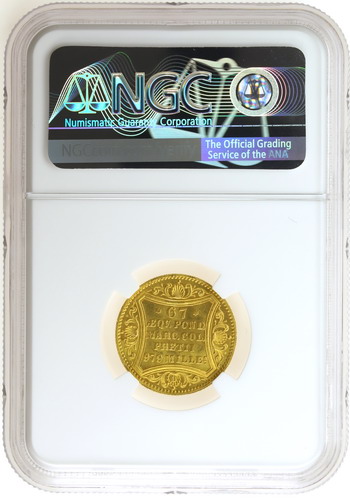 ドイツ ハンブルク 1872年銘 ダカット金貨 NGC MS64【アンティーク