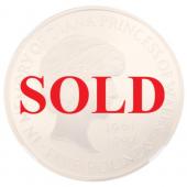 イギリス1999年　エリザベス5ポンドプルーフ金貨　ダイアナ追悼　NGC　PF69UCAM　付属品付