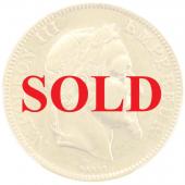 フランス 1866年BB 100フラン金貨 ナポレオン3世 有冠 PCGS AU50