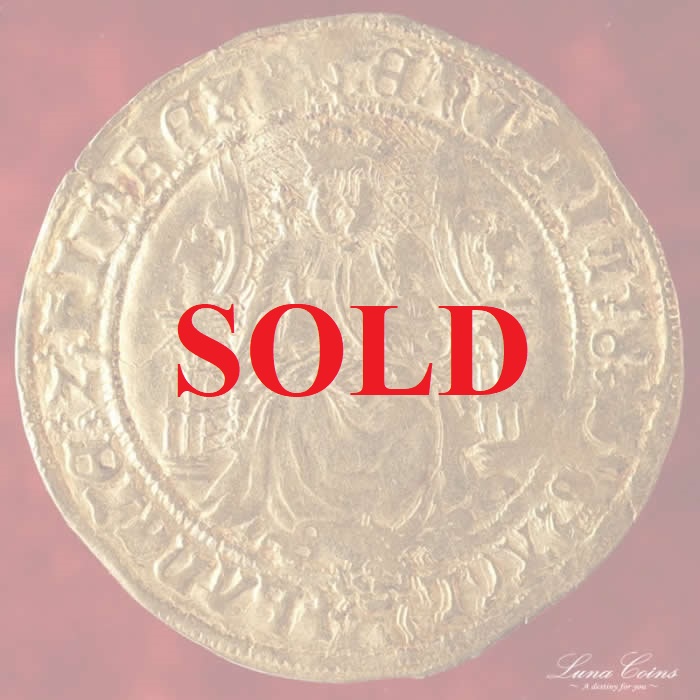 イギリス ヘンリー8世 1544-7年 ハーフソブリン金貨【アンティークコイン・金貨・銀貨の販売・買取 ルナコイン】