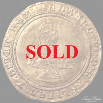 イギリス　エドワード6世　1551-3年　ソブリン金貨