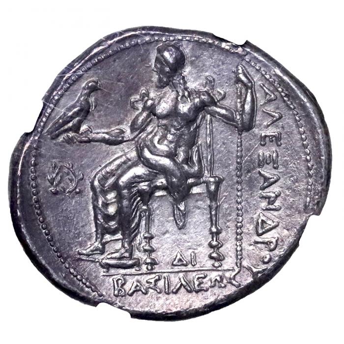 【高鑑定レア！】B.C3世紀 ケルト版 銀貨 マケドニア アンティークコイン