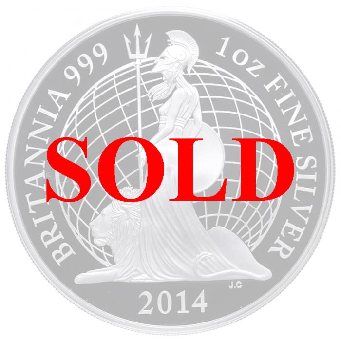 ブリタニア銀貨 （1オンス 2014年） | mdh.com.sa