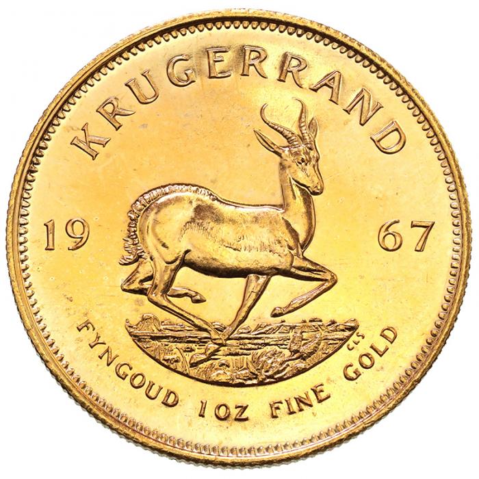 南アフリカ 1967年 1oz クルーガーランド金貨 UNC 初年度発行 