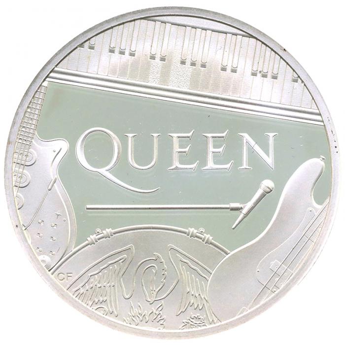 ★QUEENクイーン！発行枚数全250枚のみ！★2020 英国 銀貨 COA付