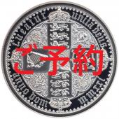 イギリス　2021年　5ポンド　2oz プルーフピエフォー純銀貨The Great Engravers シリーズ第4弾「ゴシッククラウン」Quartered Arms　NGC PF69UCAM