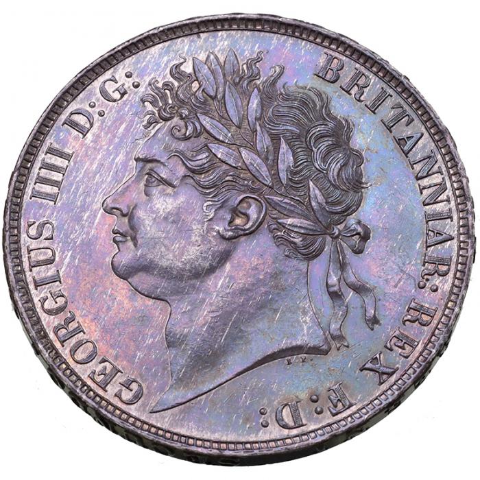 アンティークコイン コイン 金貨 銀貨 Great Coin, George Crown, 1821, [送料無料] IV, [#904934