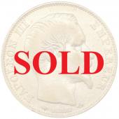 フランス帝国 1856年A  20フラン金貨　ナポレオン3世 無冠　パリミント