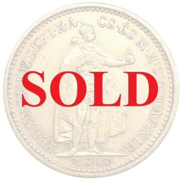 ハンガリー　1898年　10コロナ　金貨　フランツ・ヨーゼフ1世　EF