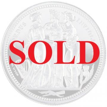 イギリス 2020年 The Great Engravers第2弾 スリーグレイセス 5ポンド 2オンス プルーフ純銀貨 エリザベス女王 NGC PF70UCAM First Releases