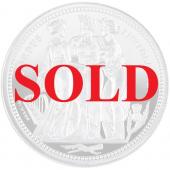 イギリス 2020年 The Great Engravers第2弾 スリーグレイセス　5ポンド 2オンス プルーフ純銀貨　エリザベス女王 NGC PF70UCAM First Releases