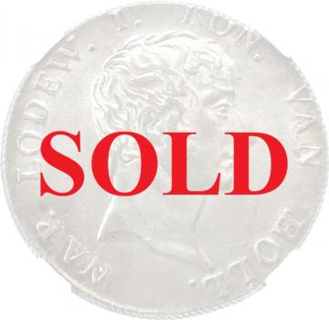 オランダ　ホラント王国　1808年　50スタイフェル　銀貨　NGC MS63　ルイ・ボナパルト