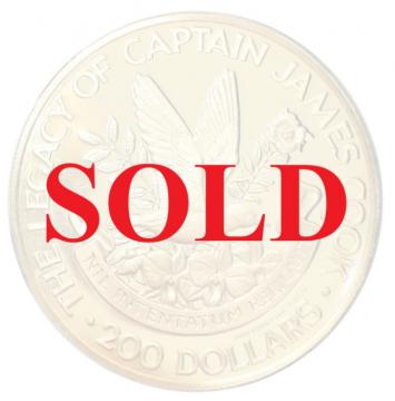 クック諸島(ニュージーランド;イギリス連邦) 1979年 200ドル プルーフ 金貨 FDC完全未使用