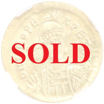 古代東ローマ帝国 AD457-474年 ソリデュス(ソリダス) 金貨 レオ1世 NGC MS 未使用