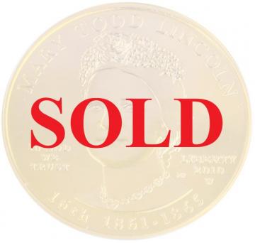 アメリカ　2010年銘W　10ドル　1/2オンス 純金貨ファーストスパウズシリーズ 　メアリー・リンカーン　PCGS MS70 First Strikeラベル