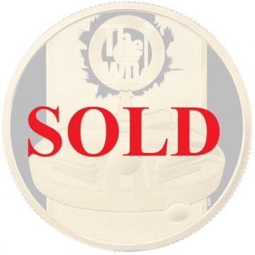 イギリス　2021年　100ポンド1オンスプルーフ エリザベス2世 純金貨　"THE WHO" ミュージックレジェンドシリーズ　限定発行枚　FDC完全未使用　共箱COA