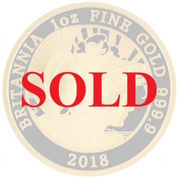 イギリス GREAT BRITAIN ブリタニア 2018年 100ポンド 1オンスoz～50Pence 1/40ozエリザベス2世プルーフ純金貨6枚セット　限定220set 保証書特製化粧箱FDC