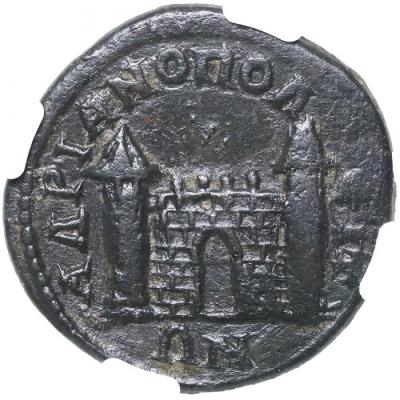 ローマ属州トラキア　ハドリアノポリス　AD238-224年 ゴルディアヌス3世　銅貨　　NGC Ch　VF
