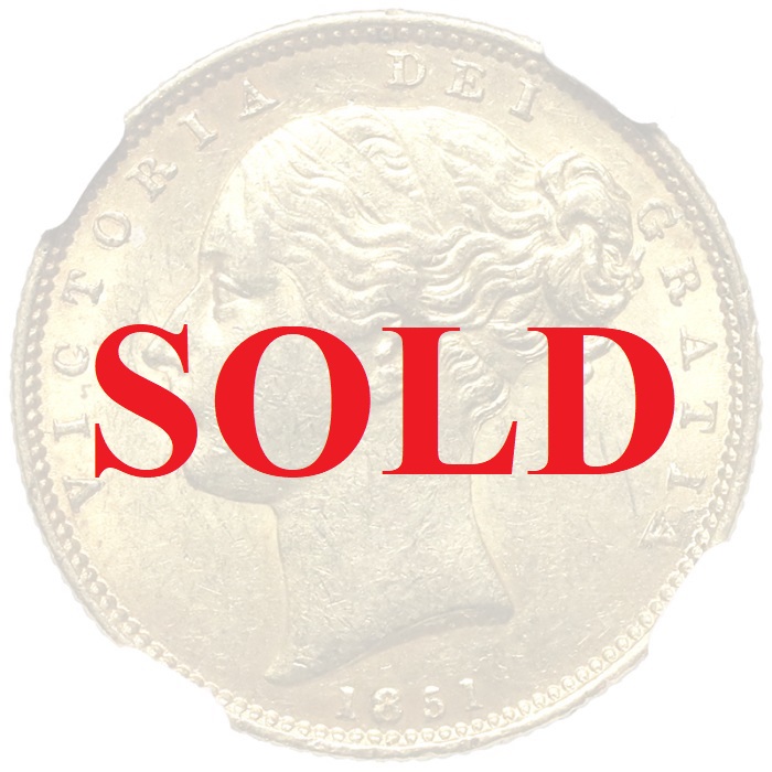 イギリス 1851年 ソブリン金貨Sovereign ヴィクトリア