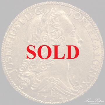 ブラジル　1754年R　6400レイス金貨　EF　状態良好人気の南米コイン