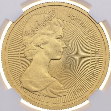 イギリス 2026年 エリザベス2世 生誕100周年記念　200ポンド 2ozマットプルーフ 純金貨 第二肖像 発行100枚　NGC PF70MATTE