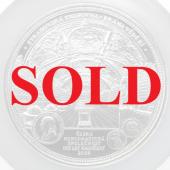 チェコ共和国　2024年　5オンス75mm大型純銀メダル　チェコ貨幣協会105周年記念　NGC PF70 Ultra Cameo　パーフェクト　レア