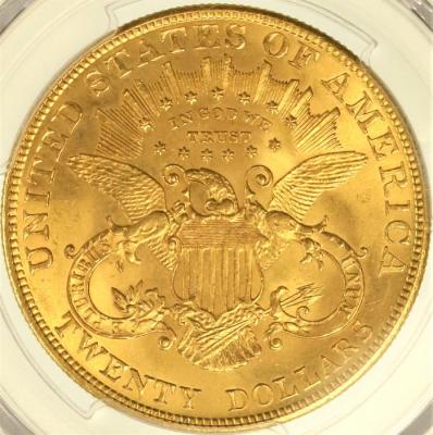 アメリカ　1904年　20 ドル金貨　リバティヘッド　ダブルイーグル　PCGS MS64