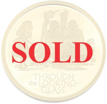 イギリス　2021年　100ポンド1オンスプルーフ エリザベス2世 純金貨　"不思議の国のアリス”　チシャ猫　完全未使用FDC　限定発行160枚　COA　共箱