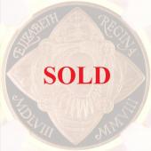 イギリス　2008年　5ポンド金貨　エリザベス一世即位450年記念　PF69 ウルトラカメオ